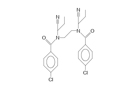 2,2'-(1,2-Ethanediyl[N,N'-di-4-chloro-benzoyl]diimino)-dibutanenitrile