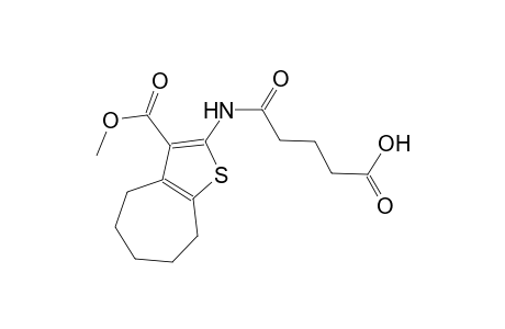 5-{[3-(methoxycarbonyl)-5,6,7,8-tetrahydro-4H-cyclohepta[b]thien-2-yl]amino}-5-oxopentanoic acid