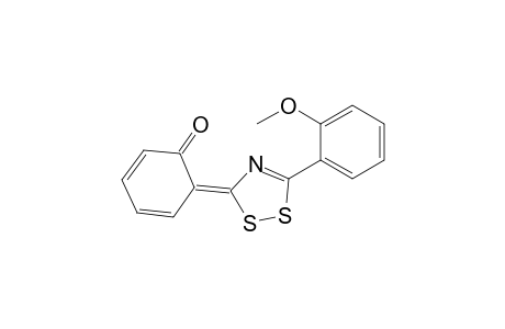 6-[5'-(2"-Methoxyphenyl)-1',2',4'-dithiazol-3'-ylidene]-2,4-cyclohexadien-1-one