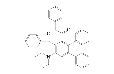 Ethanone, 1-[4'-benzoyl-5'-(diethylamino)-6'-methyl[1,1':2',1''-terphenyl]-3'-y l]-2-phenyl-