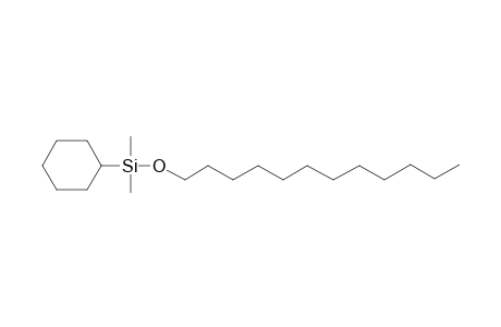 1-Cyclohexyldimethylsilyloxydodecane