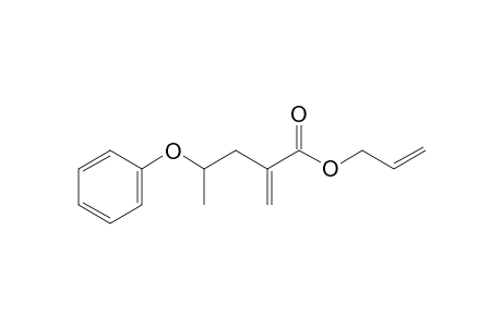 Allyl 2-methylene-4-phenoxypentanoate