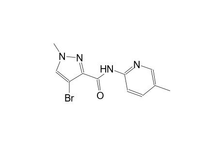 4-bromo-1-methyl-N-(5-methyl-2-pyridinyl)-1H-pyrazole-3-carboxamide