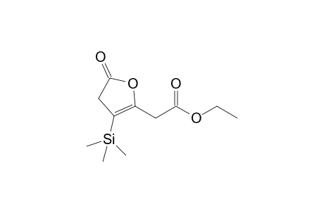 5-(Ethoxycarbonylmethyl)-4-(trimethylsilyl)dihydrofuran-2-one