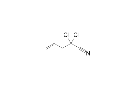 2,2-bis(chloranyl)pent-4-enenitrile