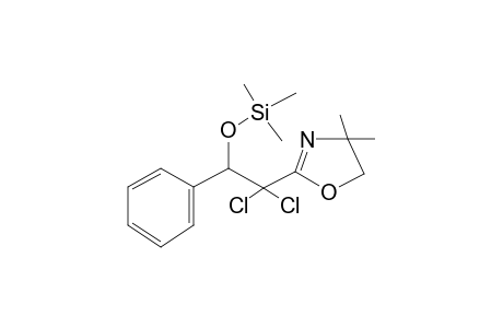 2,2-Dichloro-2-(4,4-dimethyl-4,5-dihydro-1,3-oxazol-2-yl)-1-phenylethyl trimethylsilyl ether