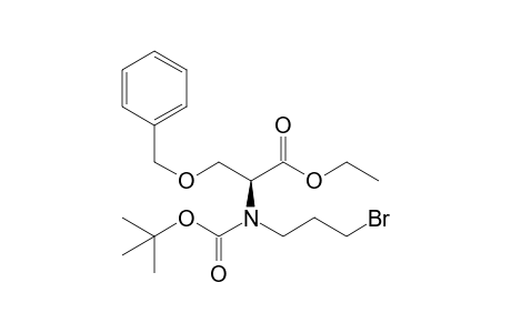 (S)-O-Benzyl-N-(3-bromopropyl)-N-(tert-butoxycarbonyl)serine ethyl ester