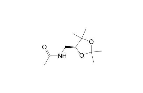 Acetamide, N-[(2,2,5,5-tetramethyl-1,3-dioxolan-4-yl)methyl]-, (S)-