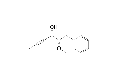 (2S,3S)-2-methoxy-1-phenyl-4-hexyn-3-ol