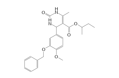 5-pyrimidinecarboxylic acid, 1,2,3,4-tetrahydro-4-[4-methoxy-3-(phenylmethoxy)phenyl]-6-methyl-2-oxo-, 1-methylpropyl ester