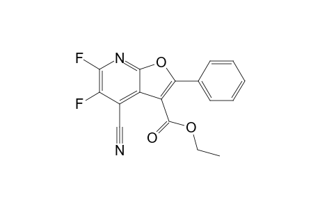 Ethyl 4-cyano-5,6-difluoro-2-phenylfuro[2,3-b]pyridine-3-carboxylate