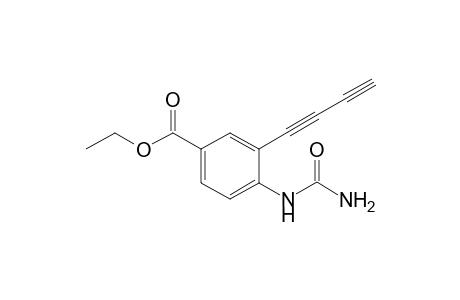 Ethyl 3-(buta-1,3-diynyl)-4-ureidobenzoate