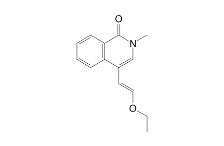 4-[(E)-2-ethoxyethenyl]-2-methyl-1-isoquinolinone