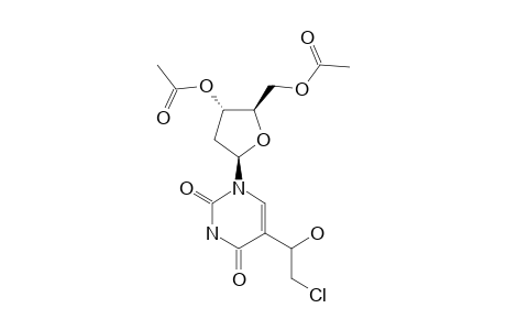 5-(1-HYDROXY-2-CHLOROETHYL)-3',5'-DI-O-ACETYL-2'-DEOXYURIDINE;DIASTEREOMER-#1