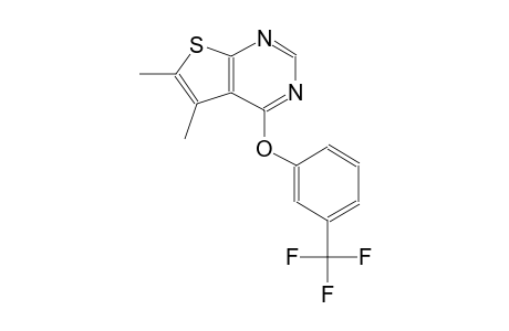 thieno[2,3-d]pyrimidine, 5,6-dimethyl-4-[3-(trifluoromethyl)phenoxy]-