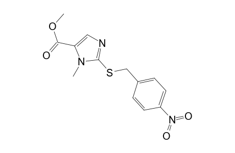 3-Methyl-2-[(4-nitrobenzyl)thio]imidazole-4-carboxylic acid methyl ester