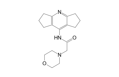 4-morpholineacetamide, N-(1,2,3,5,6,7-hexahydrodicyclopenta[b,e]pyridin-8-yl)-