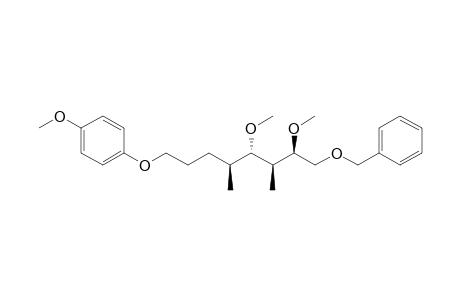 (2R,3S,4S,5S)-(+)1-Benzyloxy-2,4-dimethoxy-8-(4'-methoxyphenoxy)-3,5-dimethyloctane