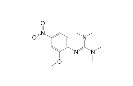 Guanidine, N''-(2-methoxy-4-nitrophenyl)-N,N,N',N'-tetramethyl-