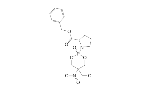 BENZYL-1-[5-(HYDROXYMETHYL)-5-NITRO-2-OXIDO-1,3,2-DIOXAPHOSPHINAN-2-YL]-PYRROLIDINE-2-CARBOXYLATE