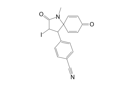 4-(3-Iodo-1-methyl-2,8-dioxo-1-azaspiro[4.5]deca-6,9-dien-4-yl)benzonitrile