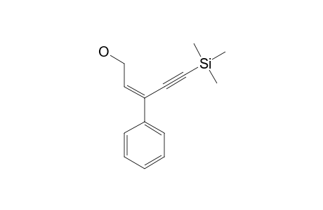 (Z)-3-Phenyl-5-(trimethylsilyl)pent-2-en-4-yn-1-ol