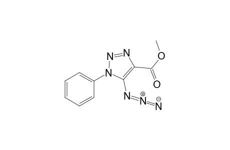 1H-1,2,3-Triazole-4-carboxylic acid, 5-azido-1-phenyl-, methyl ester