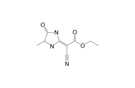 (2Z)-2-cyano-2-(4-keto-5-methyl-imidazolidin-2-ylidene)acetic acid ethyl ester