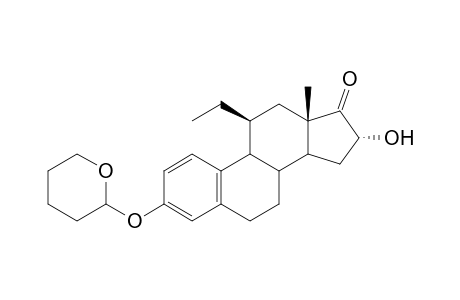 16.alpha.-Hydroxy-11.beta.-ethyl-13.beta.-3-(tetrahydropyran-2-yloxy)estra-1,3,5(10)-trien-17-one