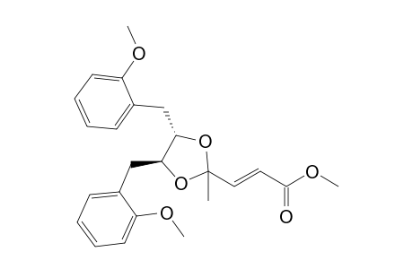 Methyl (E)-4,4-[(2S,3S)-1,4-bis(2-methoxyphenyl)-2,3-butylenedioxy]-2-pentenoate