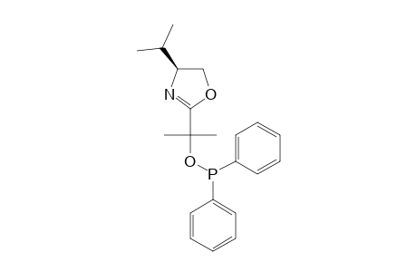 (S)-4-ISOPROPYL-(1-DIPHENYLPHOSPHINITE-1-METHYLETHYL)-4,5-DIHYDRO-OXAZOLE