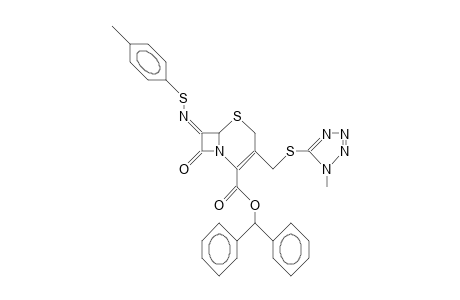 Cephalosporin-(P-tolyl-sulfenimine) diphenylmethyl ester