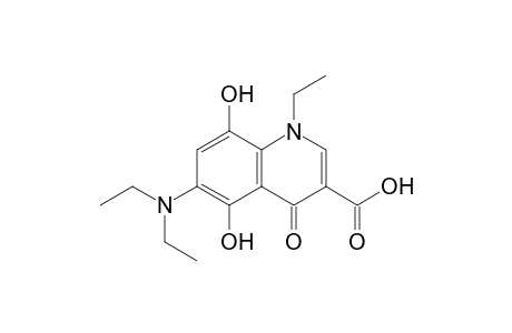 6-(diethylamino)-1-ethyl-5,8-bis(oxidanyl)-4-oxidanylidene-quinoline-3-carboxylic acid
