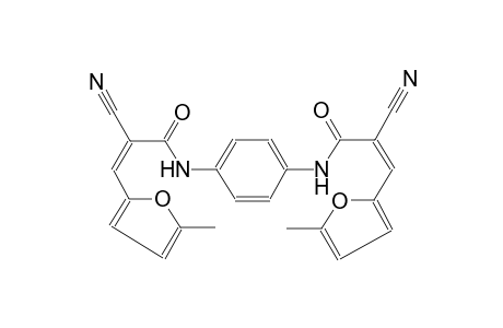 2-propenamide, 2-cyano-N-[4-[[(2Z)-2-cyano-3-(5-methyl-2-furanyl)-1-oxo-2-propenyl]amino]phenyl]-3-(5-methyl-2-furanyl)-, (2Z)-