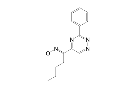 (E)-1-(3-PHENYL-1,2,4-TRIAZIN-5-YL)-N-PENTANONOXIME