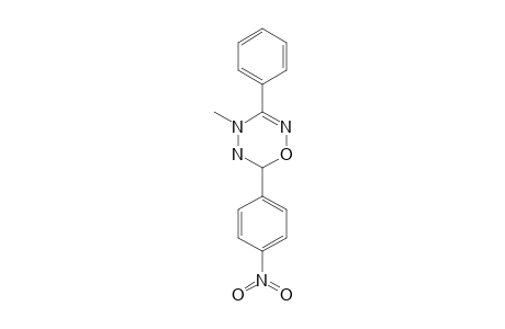 3-PHENYL-6-(4-NITROPHENYL)-5,6-DIHYDRO-4H-1,2,4,5-OXATRIAZINE