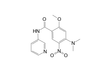 Benzamide, 2-methoxy-4-dimethylamino-5-nitro-N-(3-pyridyl)-