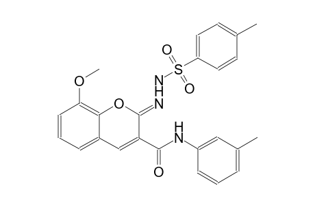 benzenesulfonic acid, 4-methyl-, 2-[(2Z)-8-methoxy-3-[[(3-methylphenyl)amino]carbonyl]-2H-1-benzopyran-2-ylidene]hydrazide