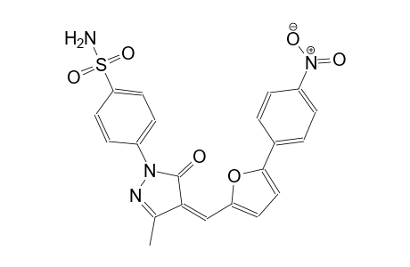 benzenesulfonamide, 4-[(4Z)-4,5-dihydro-3-methyl-4-[[5-(4-nitrophenyl)-2-furanyl]methylene]-5-oxo-1H-pyrazol-1-yl]-