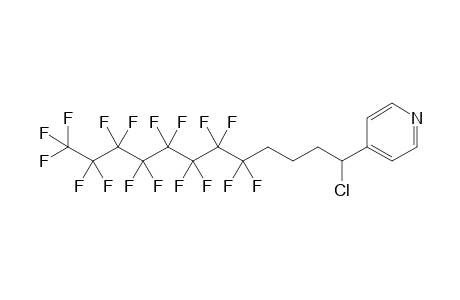 4-(1-Chloro-5,5,6,6,7,7,8,8,9,9,10,10,11,11,12,12,12-heptadecafluorododecyl)pyridine