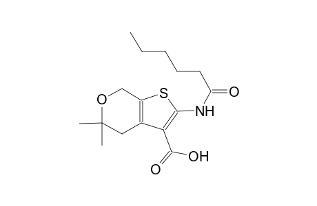 2-(hexanoylamino)-5,5-dimethyl-4,7-dihydro-5H-thieno[2,3-c]pyran-3-carboxylic acid