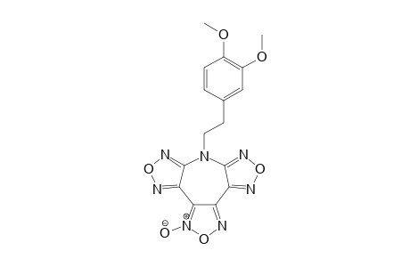 7-[2-(3,4-Dimethoxyphenyl)ethyl]-7H-tris[1,2,5]oxadiazolo[3,4-b:3',4'-d:3",4"-f]azepine 1-Oxide