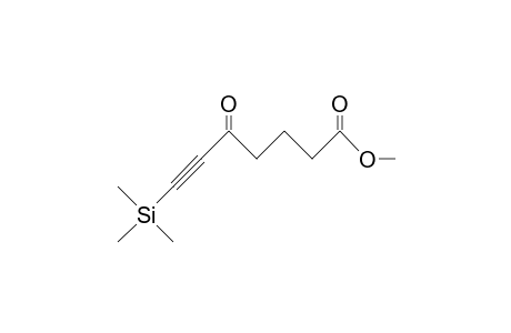 5-Oxo-7-trimethylsilyl-hept-6-ynoic acid, methyl ester