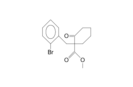 Methyl 1-(2-bromo-benzyl)-2-oxo-cyclohexane-1-carboxylate