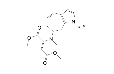 2-Butenedioic acid, 2-(1,6,7,8-tetrahydro-1-ethenylcyclohepta[b]pyrrol-7-yl)(methyl)amino-, dimethyl ester