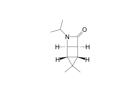 (1.alpha.,2.beta.,4.beta.,5.alpha.)-6-isopropyl-3,3-dimethyl-6-azatricyclo[3.2.0.0(2,4)]heptane-7-one