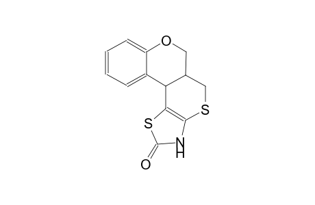 3,5a,6,11b-tetrahydro-2H,5H-chromeno[4',3':4,5]thiopyrano[2,3-d][1,3]thiazol-2-one