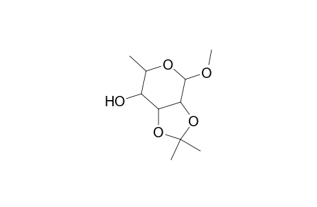 Methyl 2,3-o-isopropylidene-.alpha.-l-rhamnopyranoside