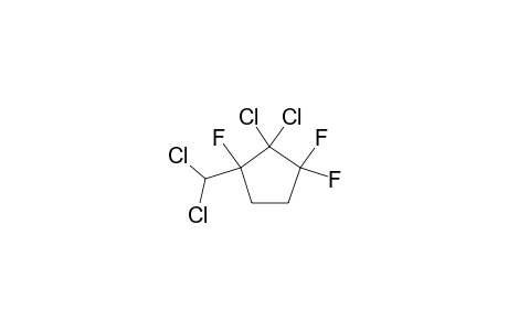2,2-dichloro-1-(dichloromethyl)-1,3,3-trifluorocyclopentane