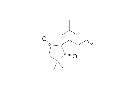 2-(But-3-enyl)-2-isobutyl-4,4-dimethylcyclopentane-1,3-dione